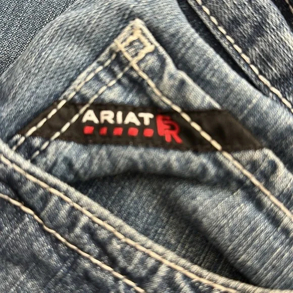Ariat FR M4 Relaxed Boot Men's Blue Jeans. Sz 34x32 - Picture 4 of 7
